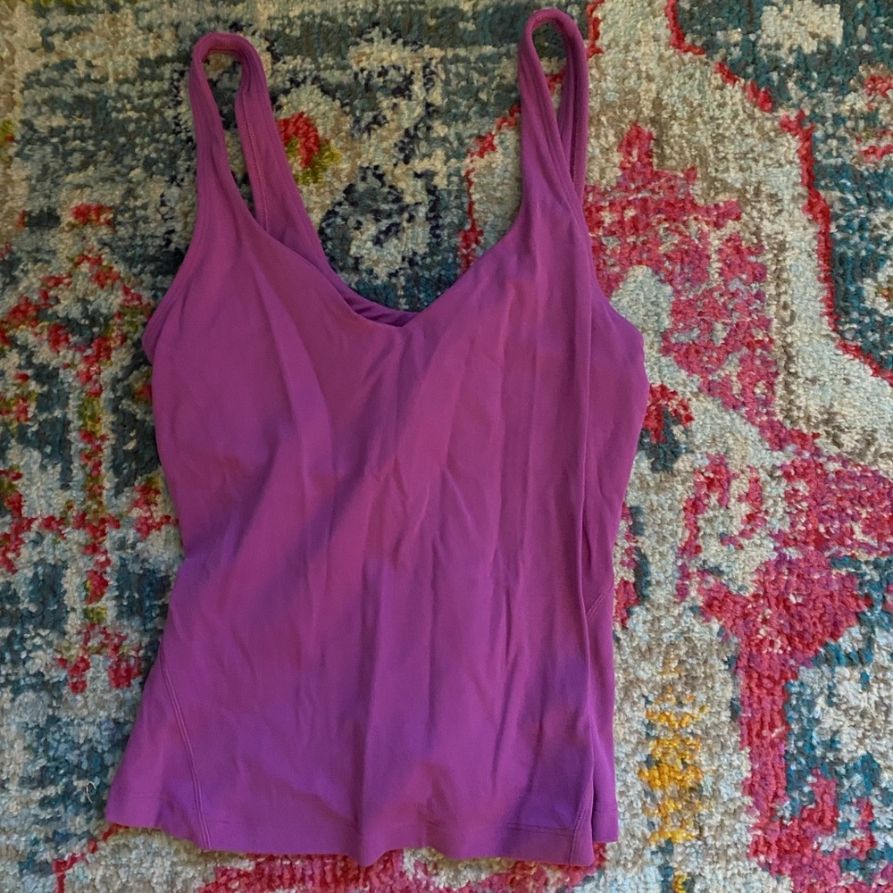 Purple align tank waist length
